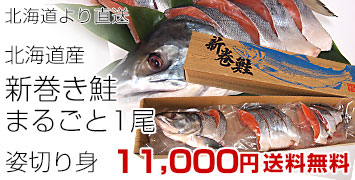 新巻き鮭姿切り身