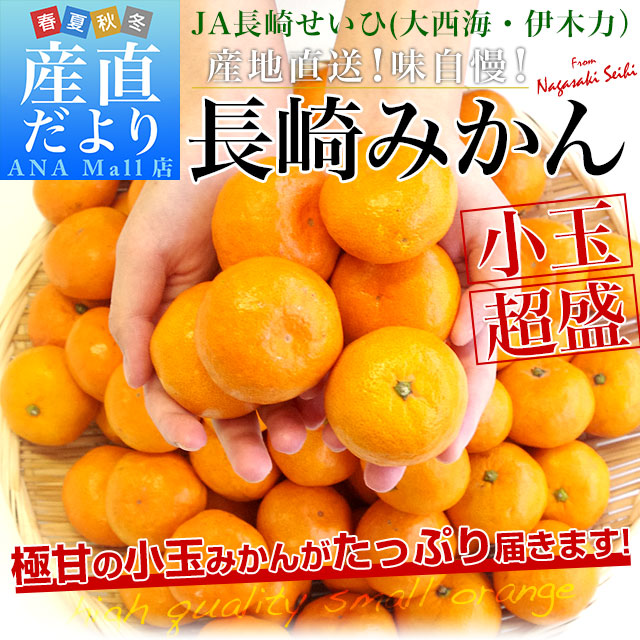 長崎県より産地直送 JA長崎せいひ 長崎みかん 小玉 SからSSサイズ 5キロ 蜜柑 ミカン 送料無料(離島など一部地域を除く) 御歳暮 お歳暮